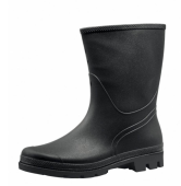 Короткие черные сапоги из ПВХ P-40 Tronchetto