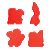 Шпатель силиконовый 4шт Beorol