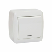 Выключатель одноклавишный с индикатором Elmos 10 A 230 В белый IP44