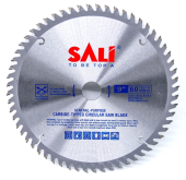 Диск пильный для дерева, фанеры, пластика (YG8; YG6) T.C.T. Ø230*25,4/22,2мм, 60T ATB, SALI