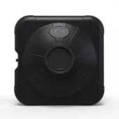 Резервуар для душа 150 л  (черный)  с выходом 1/2" П 88x88x38 см