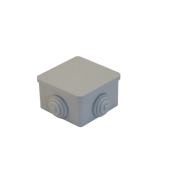 Распределительная коробка  65*65*50mm квадратная 4 гермоввода IP 54 CUT