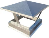 Крышка (колпак) для дымохода 275*275мм металл