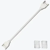 Коннектор гибкий промежуточный для LED ленты COB 220V IP67 PL-2P-WMC-HC296