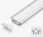 Профиль PL-2507A 2m для LED ленты врезной 17.5*7 mm, алюм PANLIGHT