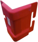 Угол защитный для стяжных ремней и строп, красный, пластик