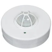Датчик движения потолочный ДДП-01 1200Вт 10-600с 2-8м 360° IP20 MegaWatt