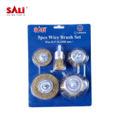 Набор проволочных щеток для шлифования - 5шт, SALI