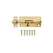 Задвижка накладная (шпингалет, щеколда) с шурупами 1 1/2", цвет-медь, JDCX1K15 Jadever