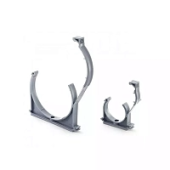 Хомут пластиковый для крепления труб внутренней канализации Ø40, серый, RTP