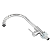 Смеситель из нержавеющей стали, для холодной воды, Aquafix - 803, матовый.