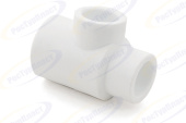 Тройник переходной PP-R Ø25*32*25 мм, белый, RTP