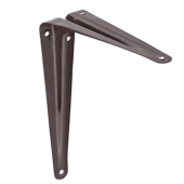 Кронштейн для полочек с полимерным покрытием KM-125x150 коричневый