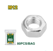 Шестигранная гайка M12 (80шт в пакете); Jadever JDMV1941