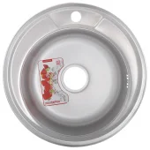 Мойка кухонная ZERIX Z490-06-180MD (MICRO DECOR)