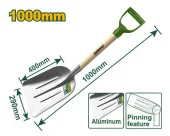 Лопата алюминиевая 290*400*1000mm  JDSE5326