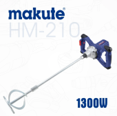 Миксер электрический строительный 220V 1300W 0-1100r/min 120мм, MAKUTE