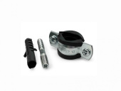 Хомут металлический RTP, в комплекте со шпилькой/шурупом и дюбелем 73-80 (2 1/2") M8