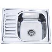 Мойка кухонная Zerix Z5848-08-180E (SATIN) правая