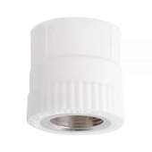 Муфта комбинированная с внутр резьбой Ø32x3/4", белый, MPN