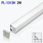 Алюминиевый профиль угловой для светодиодной ленты 2m/set 13*13mm PL-1313 2m PANLIGHT