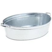 Таз оцинкованный овальный 27 литров