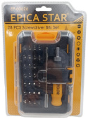 Отвертка + набор насадок + удлинитель, 28 ед, EP-60626, Epica Star