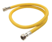 Шланг газовый из нержавеющей стали желтый 100 см 1/2 FM