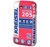 Клей Kreisel 205 для минеральной ваты и полистирола "Коттедж" 25кг 