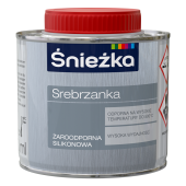 Краска жаростойкая SREBRZANKA, 0,2л,силиконовая