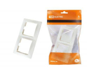 Рамка двойная TAIMIR TDM белая