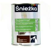 Масляно-фталевая эмаль SNIEZKA Supermal, 0.8л, коричневая, F535