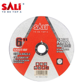 Диск отрезной по нержавеющей стали - монокорунд - 150*1,6*22,2 мм, Sali (6")