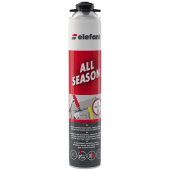 Пена монтажная полиуретановая профессиональная Standart All Season 800ml Elefant, под пистолет