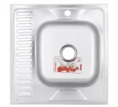 Мойка кухонная ZERIX Z6060R-06-160E (satin)