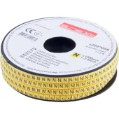 Маркер кабельный e.marker.stand.1.2.5.N, 1-2,5 кв.мм, "N",1000шт.