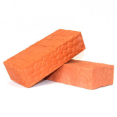 Кирпич печной полнотелый 205*100*50мм AN (с узором)