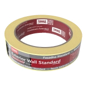 Лента малярная 24мм 33м внешние пористые поверхности Wall Standard Beorol