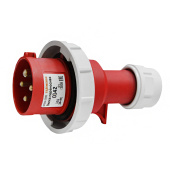 Вилка 0142 переносная 3P+PE 16А 380В IP67