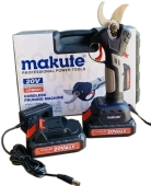 Секатор электрический на аккумуляторе, 20V, 32мм, MAKUTE + 2 батареи и зарядное устройство