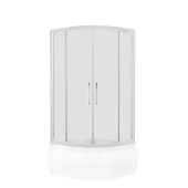 Душевая кабина BE1015 Chrom Mat 90x90cm H195 Китай