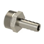 Штуцер для шланга латунь Ø14x1/2'', наружная резьба, RTP