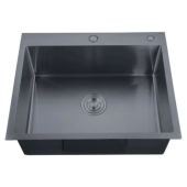 Мойка из нержавеющей стали ZERIX ZH6050-215 NANO-BLACK 