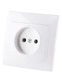 Розетка 2P 10A белая LUNA 1000kW