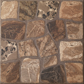 Плитка керамогранит Pamir 29,8*29,8 см, матовая, коричневый, камень