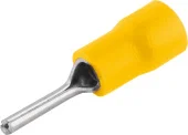 Изолированный наконечник штыревой  0,5-1,5 кв.мм, желтый  E.NEXT
