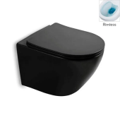 Унитаз подвесной SH-001 Mat Black Rimless South Villa
