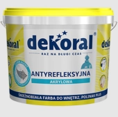 Краска Антибликовая Акриловая Polinak Plus, 5л, матовая, снежно-белая, Dekoral