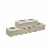 Кирпич облицовочный LEGO (белый) 240*120*60мм