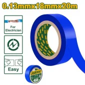 Лента электроизоляционная PVC  0,13мм*18мм*20м cиняя Jadever
